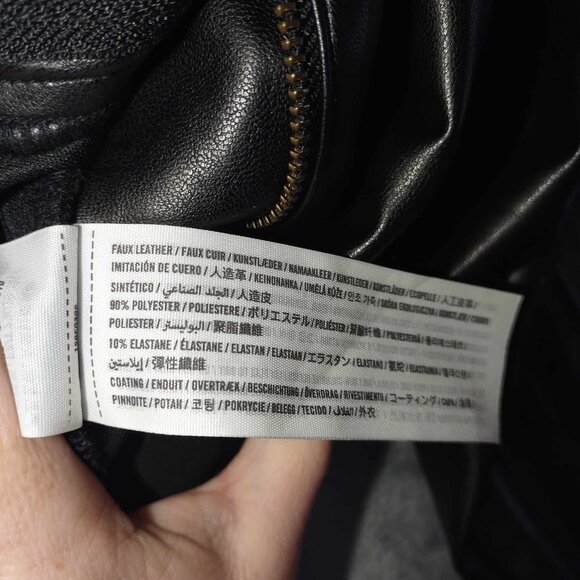 Abercrombie & Fitch The Ankle Straight Ultra High Rise 25/0 Edgy Goth‎ Grunge - Picture 8 of 9